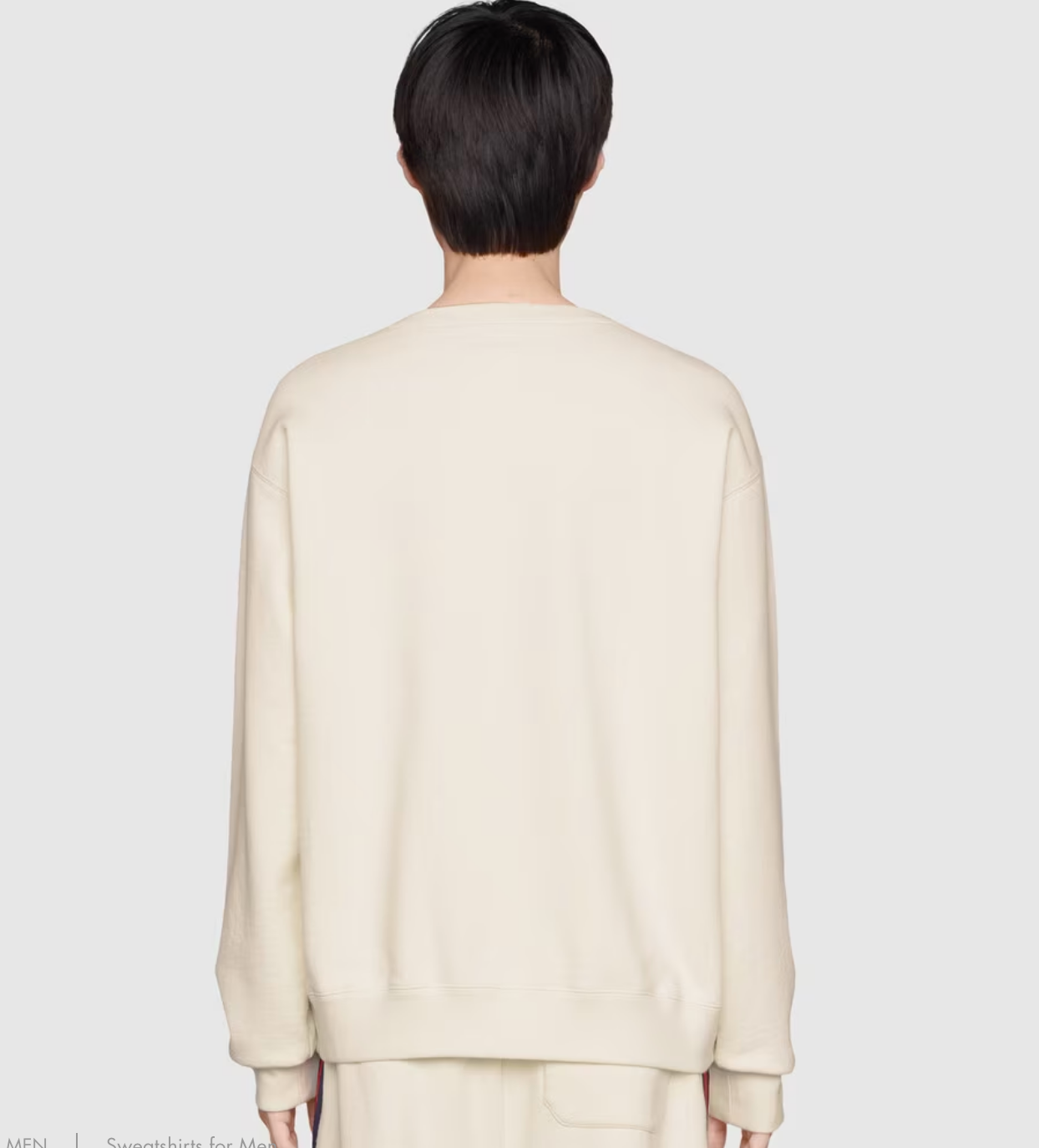 GUCCI X THE NORTH FACE COTTON SWEATER BEIGE