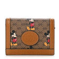 GUCCI X DISNEY GG SUPREME MONOGRAM MICKEY MOUSE MINI WALLET