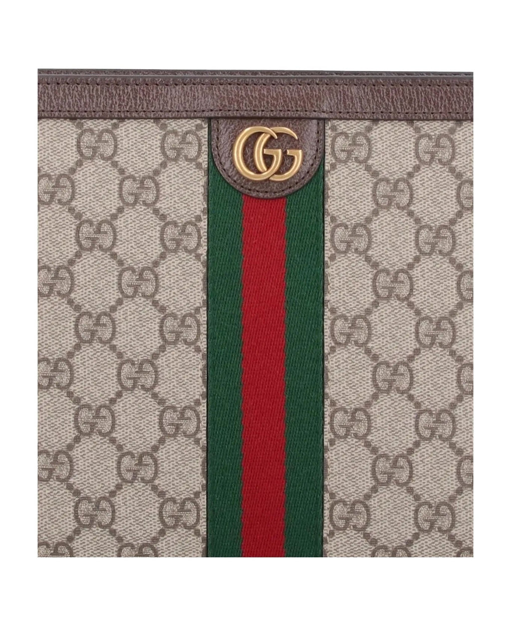 GUCCI GG SUPREME OPHIDIA CLUTCH