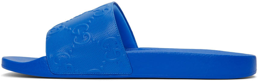 GUCCI GG DEMETRA MEN'S SLIDE SANDALS