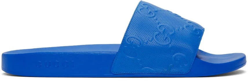 GUCCI GG DEMETRA MEN'S SLIDE SANDALS
