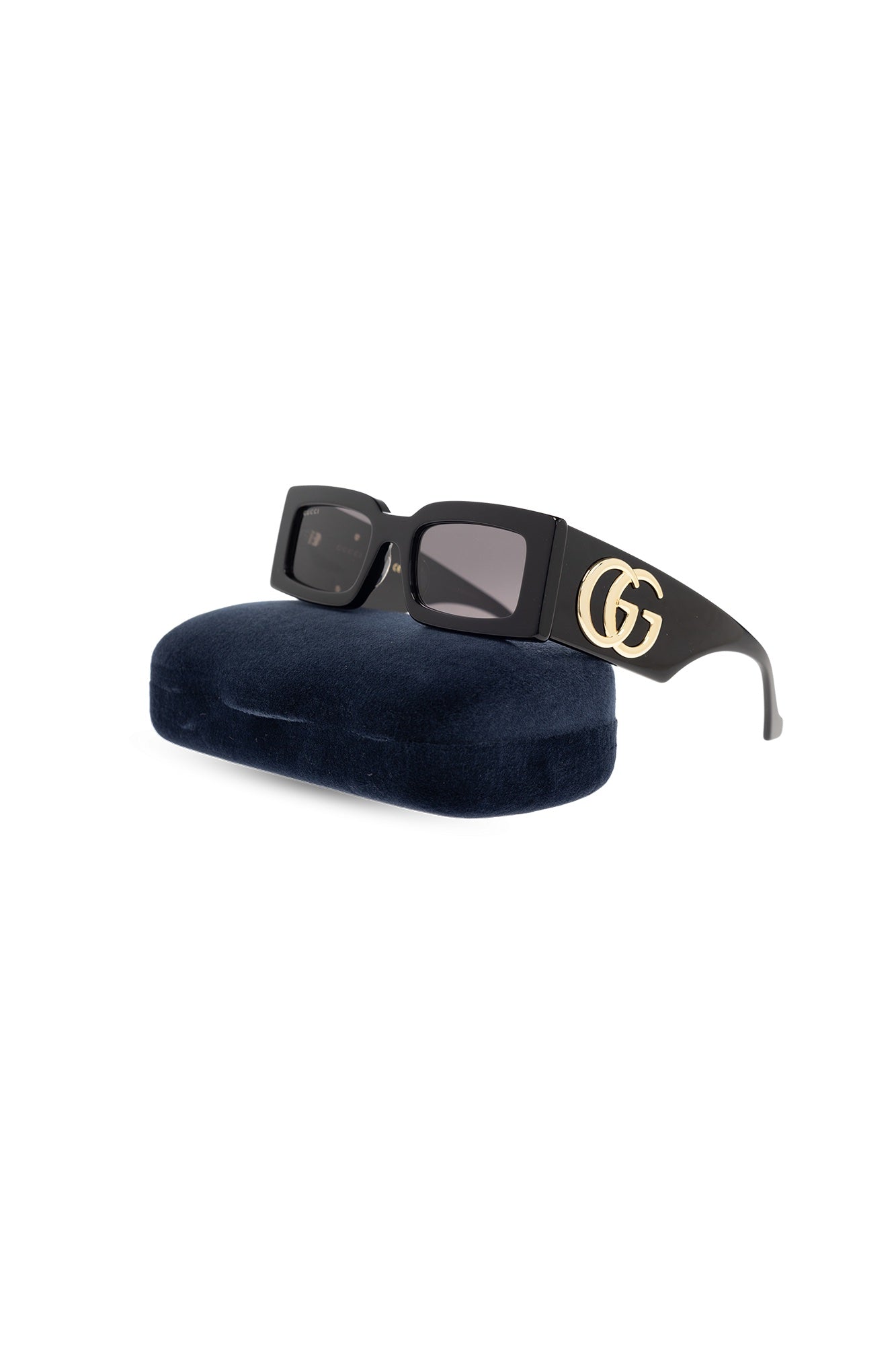 GUCCI RECTANGLE FRAME SUNGLASSES