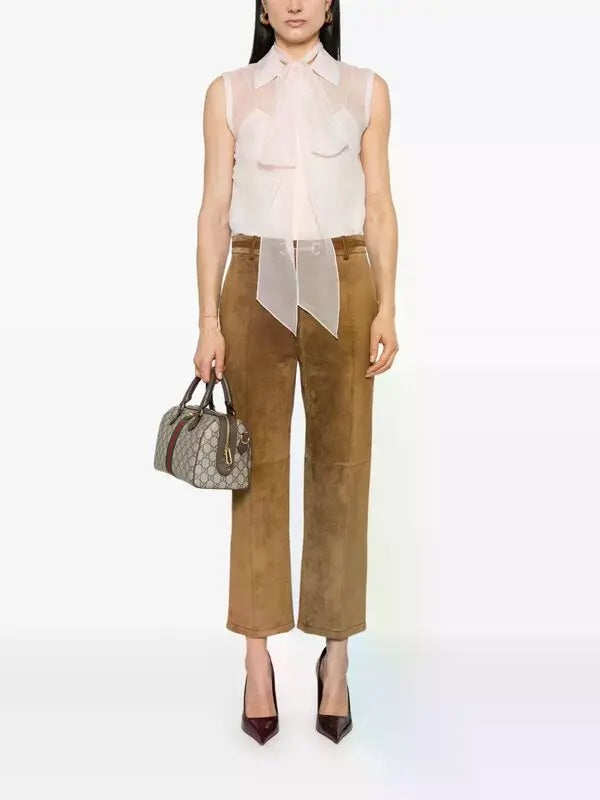 GUCCI SILK CHIFFON BLOUSE SHIRT