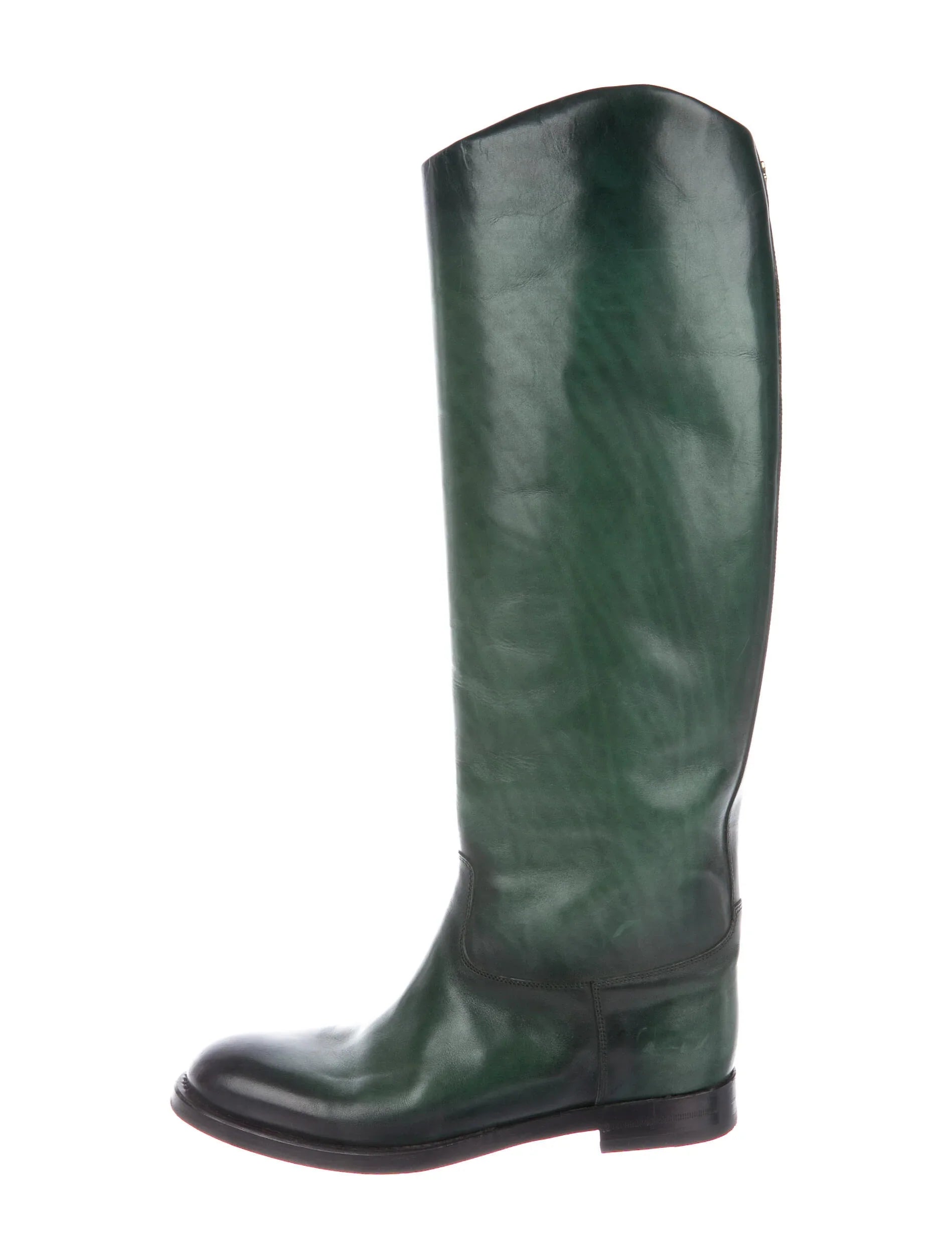 GUCCI BETIS GLAMOUR WEB RIDING BOOTS
