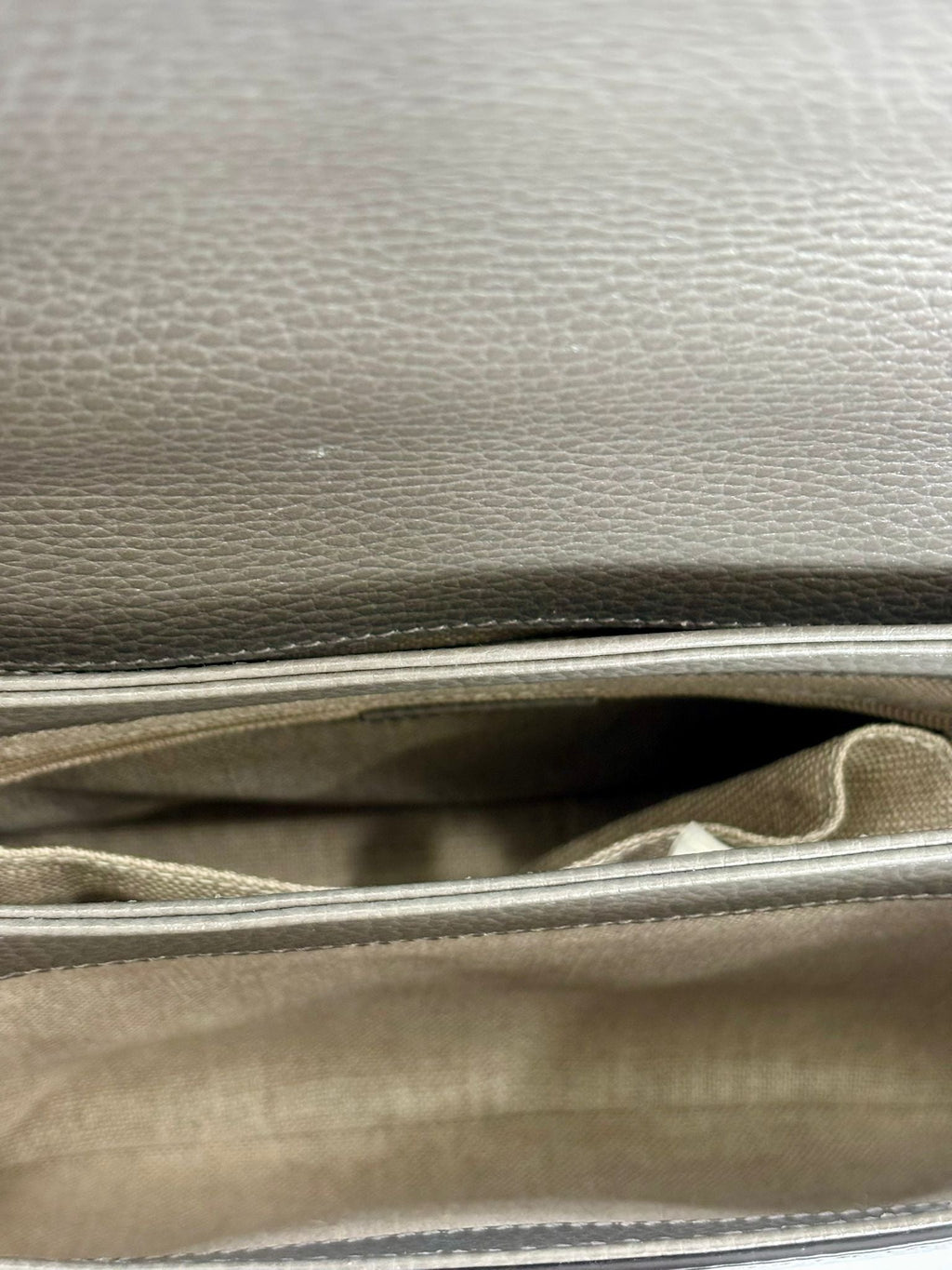 GUCCI DOLLAR CALFSKIN INTERLOCKING G TOP HANDLE SHOULDER BAG