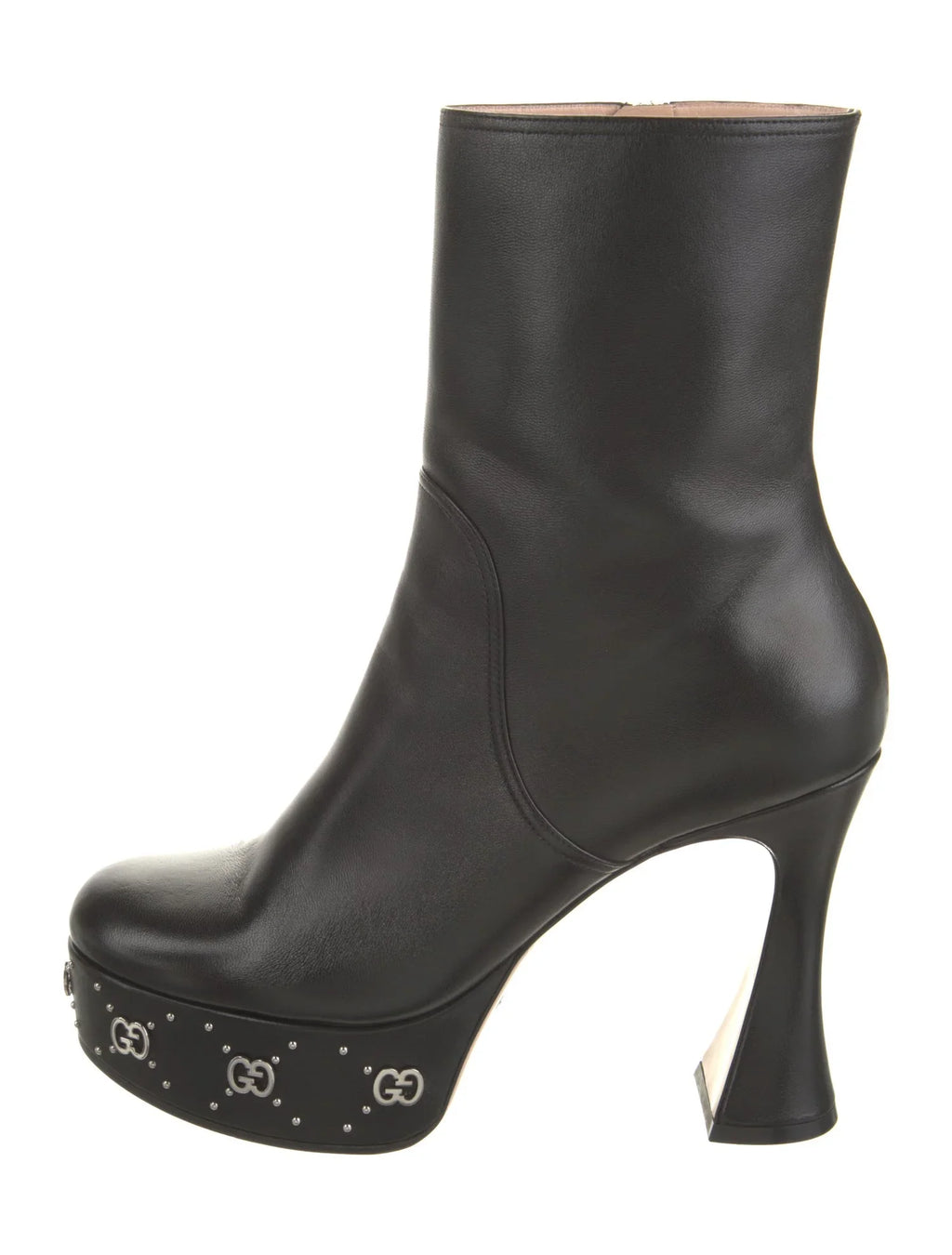 GUCCI GG LEATHER BOOTS