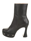 GUCCI GG LEATHER BOOTS