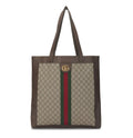 GUCCI GG SUPREME CANVAS OPHIDIA LARGE TOTE