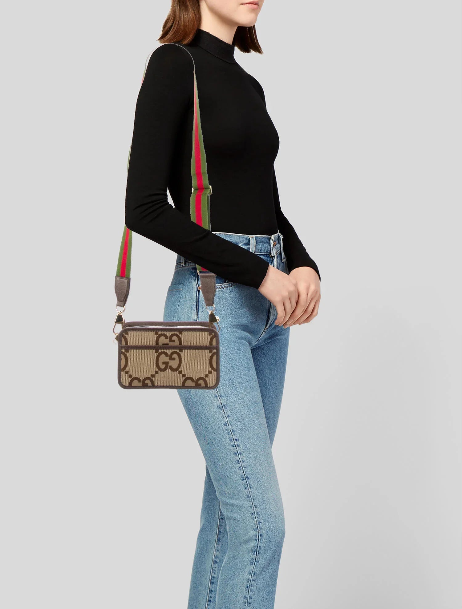 GUCCI JUMBO GG MINI CAMERA BAG