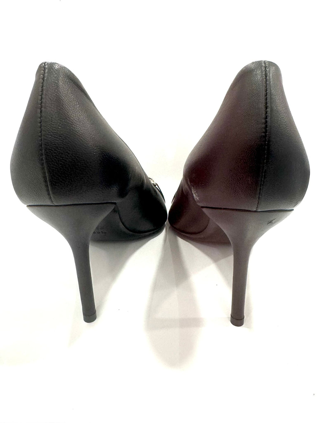 GUCCI NAPPA MOLAITA MID HEEL PUMPS