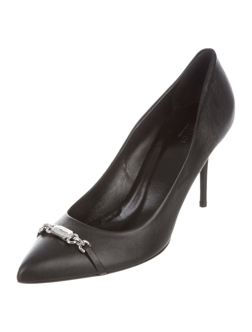 GUCCI NAPPA MOLAITA MID HEEL PUMPS