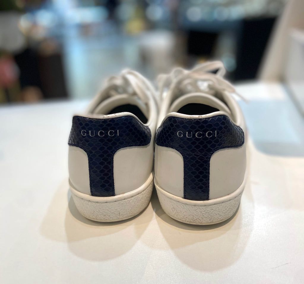 GUCCI NEW ACE LOW TOP SNEAKERS