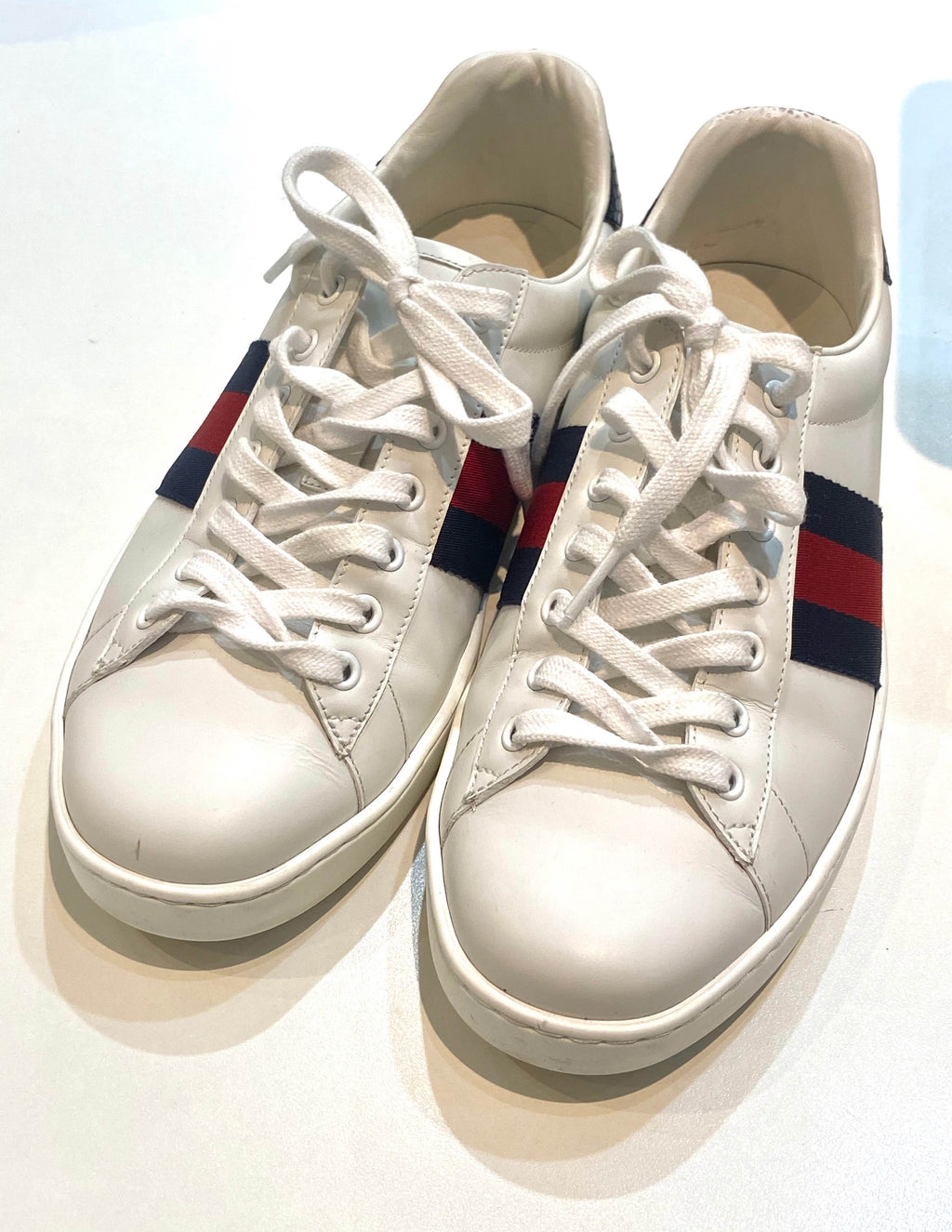 GUCCI NEW ACE LOW TOP SNEAKERS