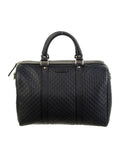 GUCCI NICE MICROGUCCISSIMA LEATHER BOSTON BAG
