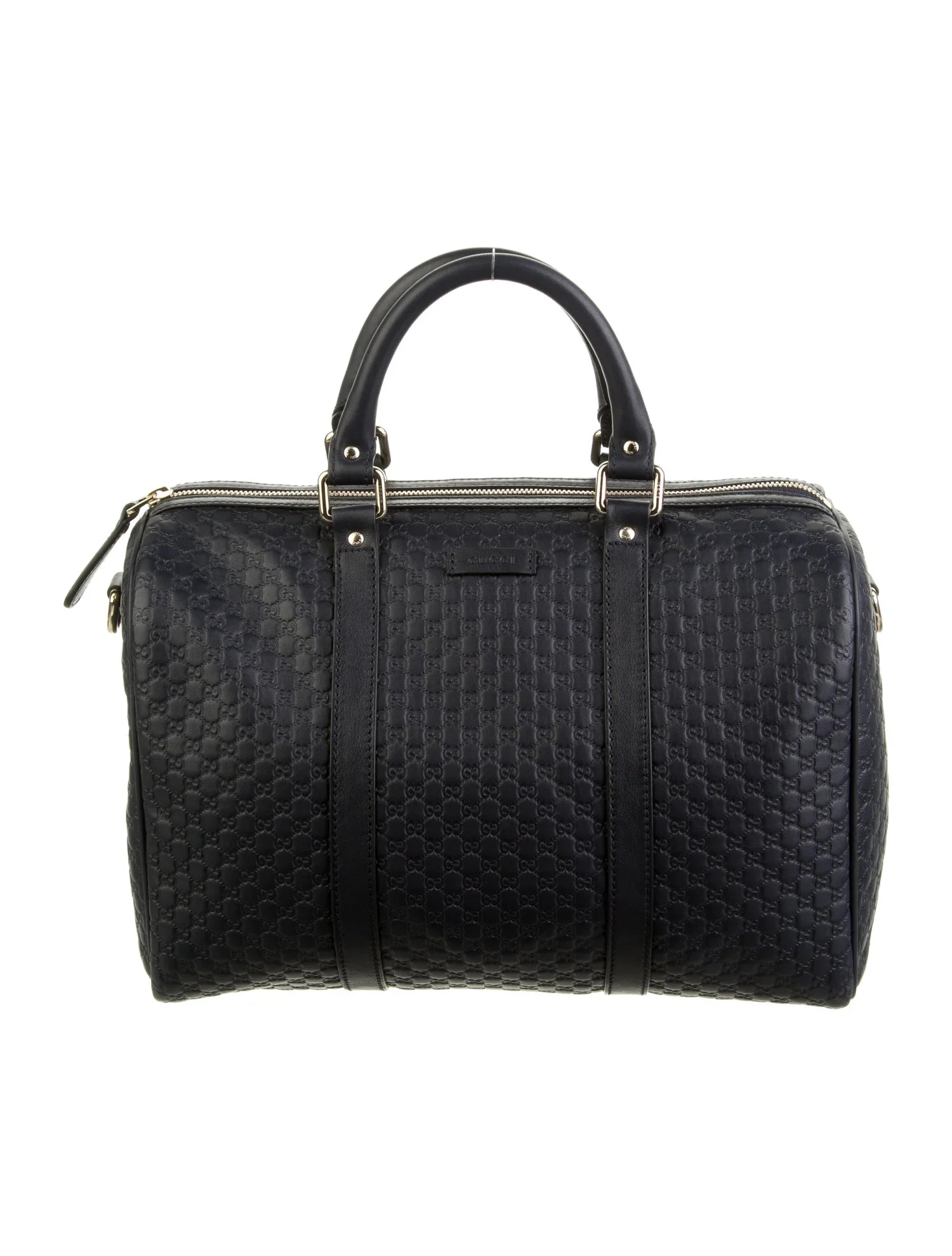 GUCCI NICE MICROGUCCISSIMA LEATHER BOSTON BAG