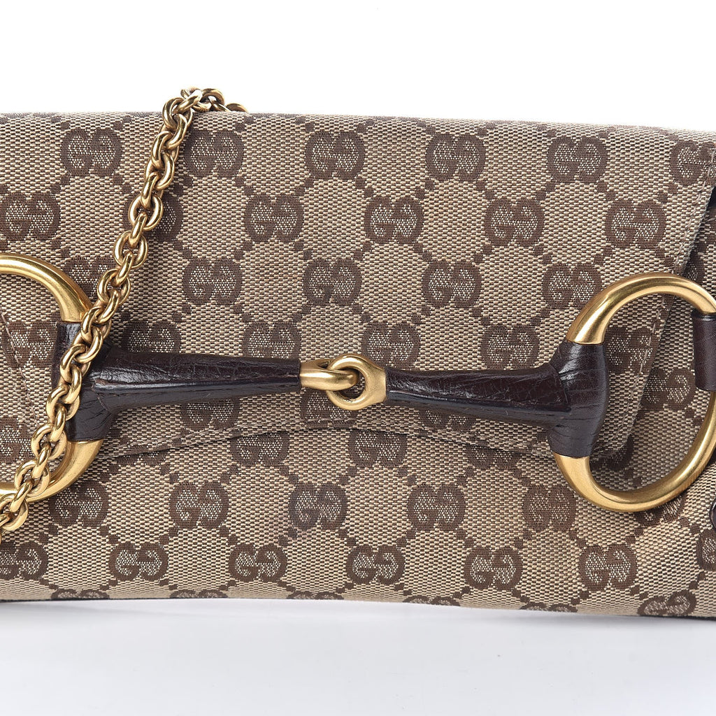 GUCCI X TOM FORD MONOGRAM HORSEBIT CLUTCH