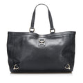 Gucci Abbey D-Ring Leather Tote (SHG-qhPuxB)