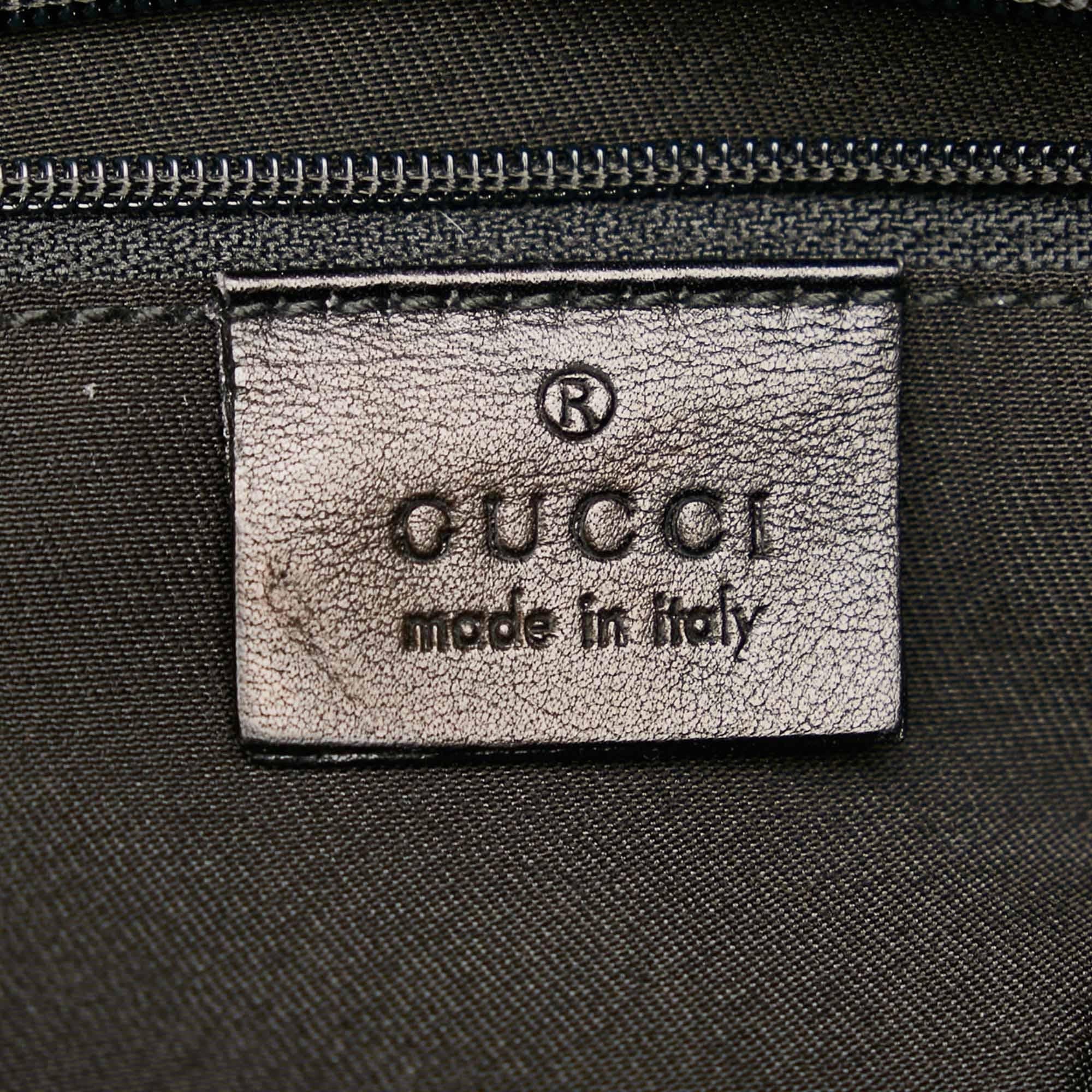 Gucci Abbey D-Ring Patent Leather Handbag (SHG-23002)