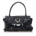 Gucci Abbey D-Ring Patent Leather Handbag (SHG-37233)