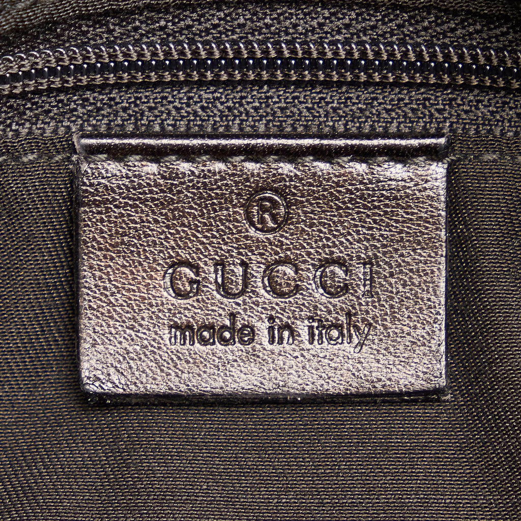 Gucci Abbey D-Ring Patent Leather Handbag (SHG-37233)
