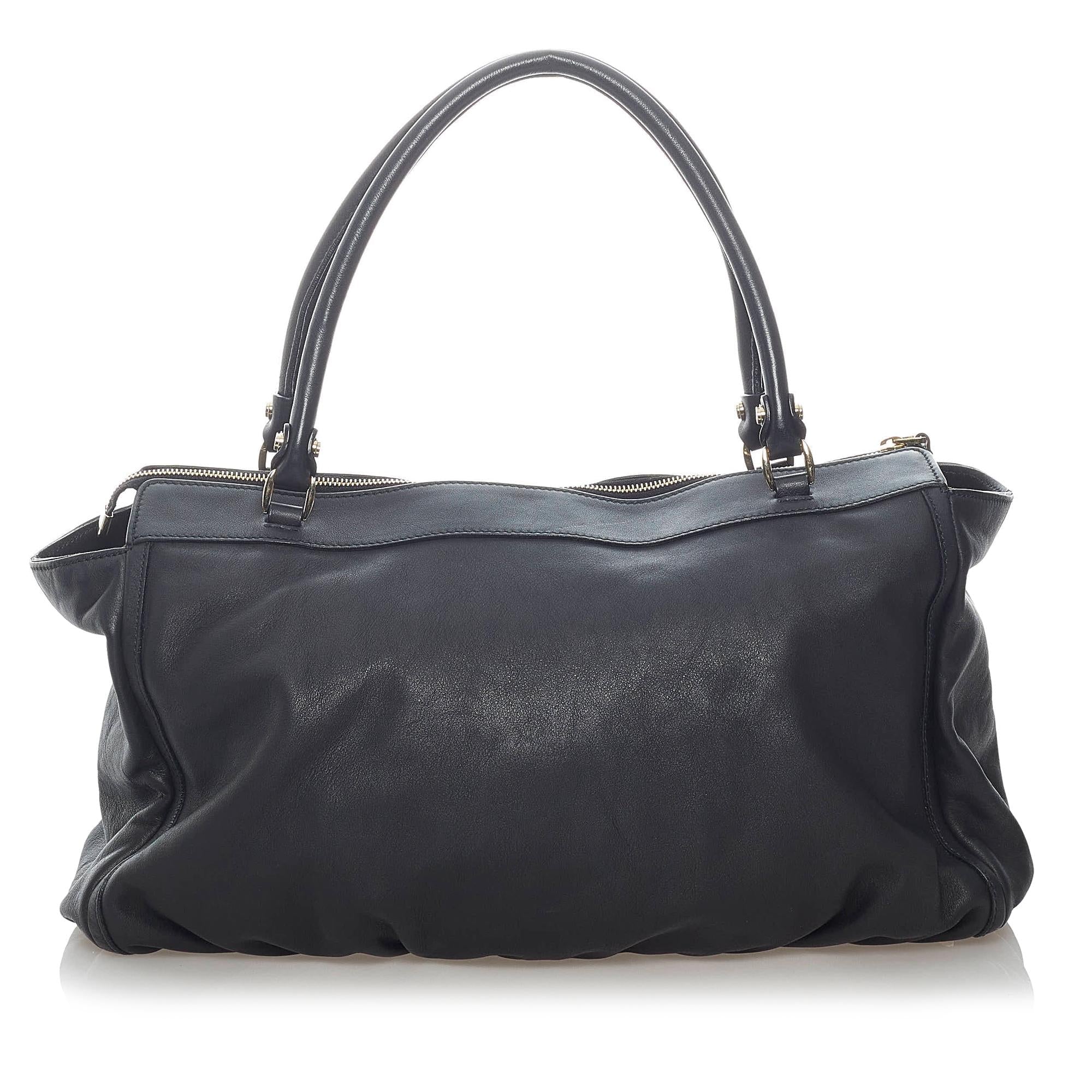 Gucci Abbey D-ring Leather Tote Bag (SHG-e7OqBm)