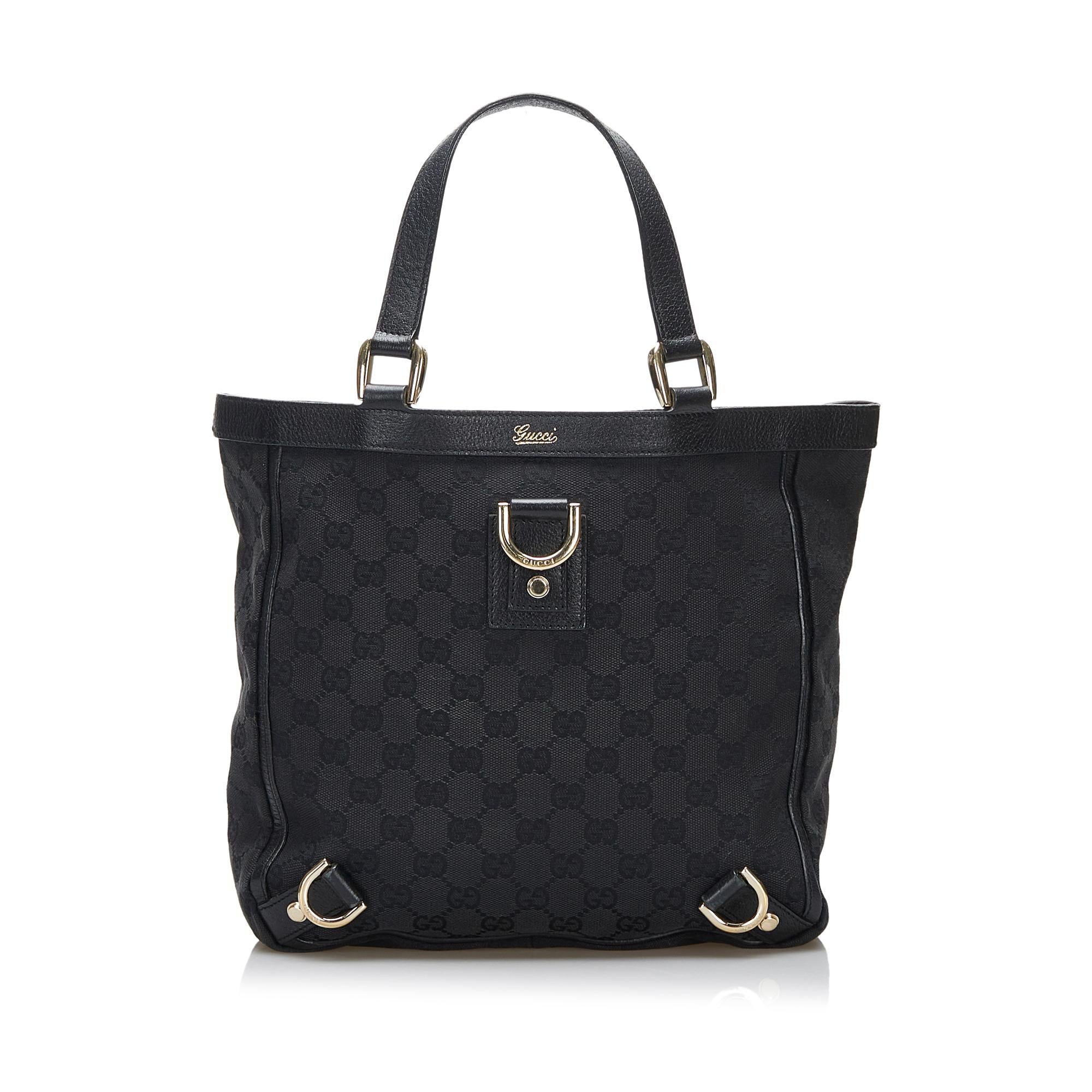Gucci Abbey GG Canvas Tote (SHG-maqJoz)