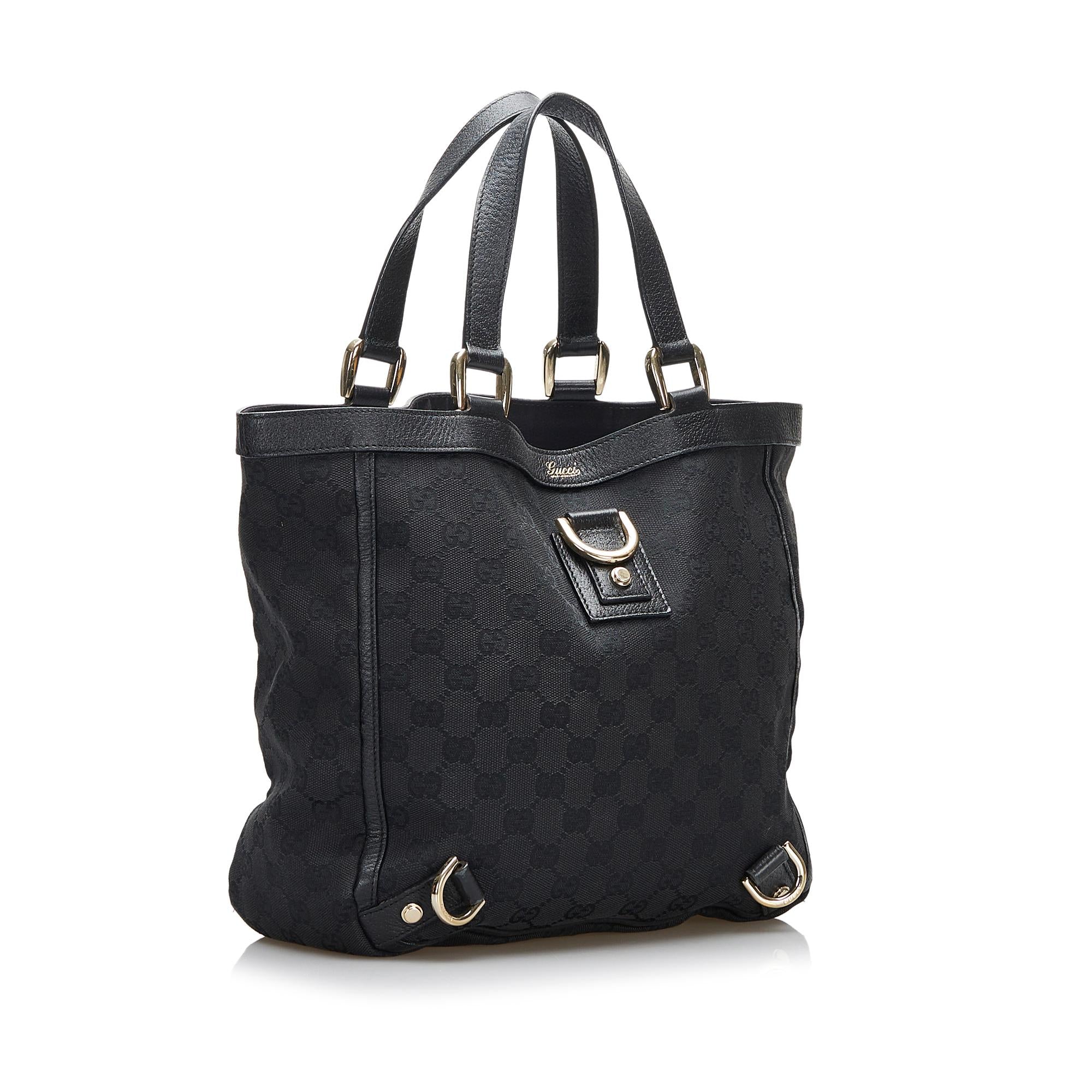 Gucci Abbey GG Canvas Tote (SHG-maqJoz)