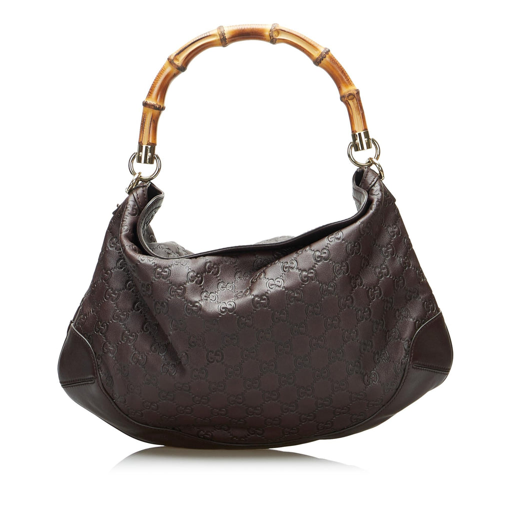 Gucci Bamboo Guccissima Peggy Tote Bag (SHG-PzT5KG)