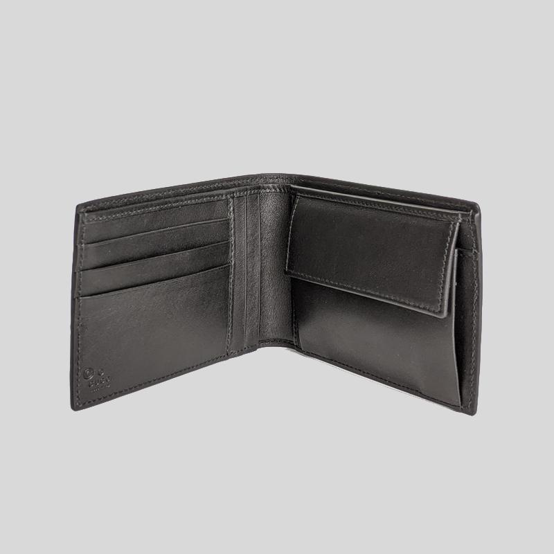 Gucci Micro Guccissima GG Logo Leather Bifold Wallet
