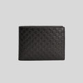 Gucci Micro Guccissima GG Logo Leather Bifold Wallet