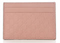 GUCCI GG MICROGUCCISSIMA LEATHER CARD CASE