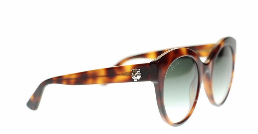 GUCCI CAT EYE SUNGLASSES HAVANA