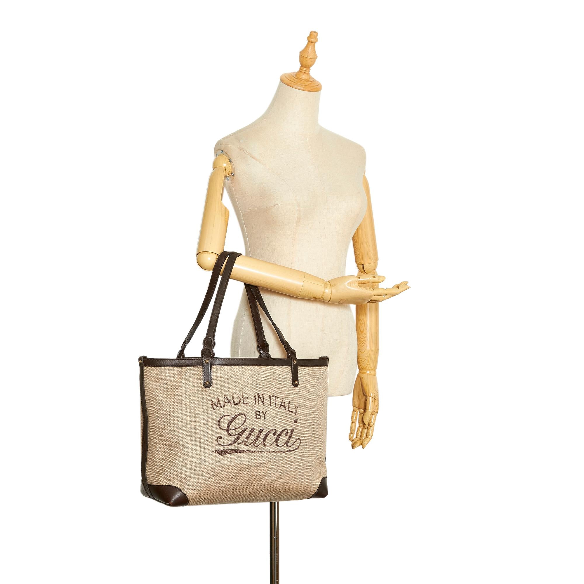 Gucci Craft Logo Tote (SHG-j5tHyy)