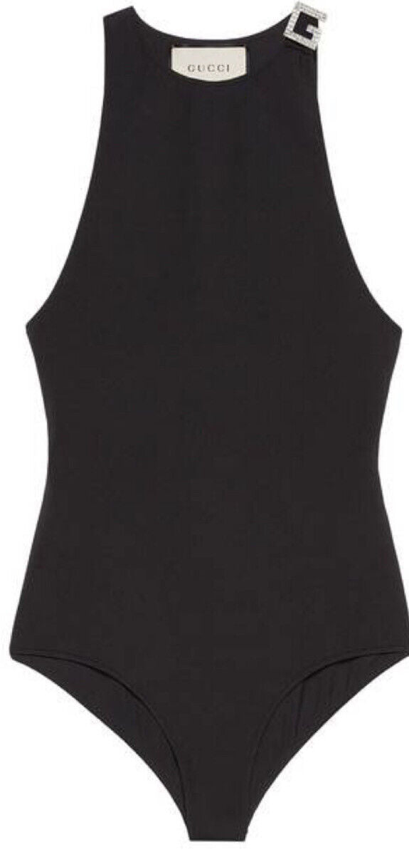 GUCCI CRYSTAL EMBELLISHED ONE PIECE SWIMSUIT