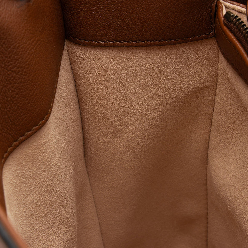 Gucci Cuir Leather Diana Medium Tote (SHF-VwOAIt)