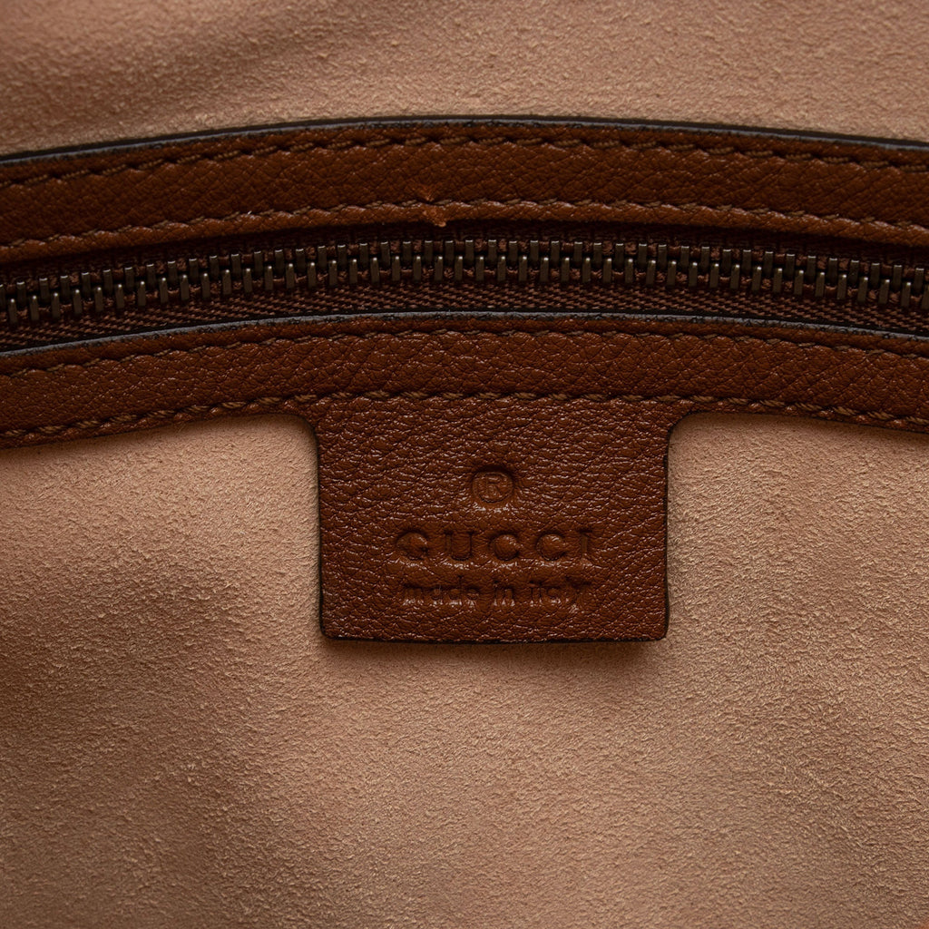 Gucci Cuir Leather Diana Medium Tote (SHF-VwOAIt)