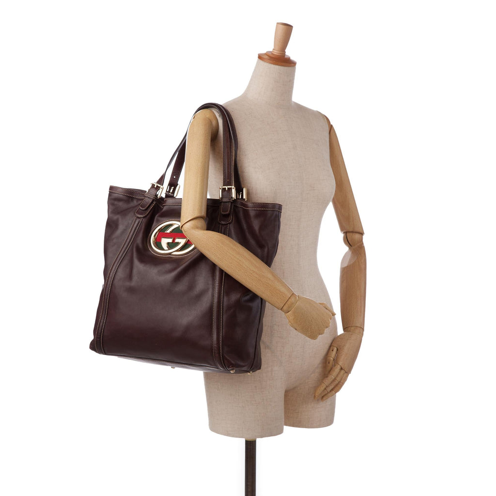 Gucci Dialux Britt Tote (SHG-x0o70K)