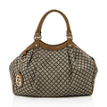 Gucci Diamante Canvas Sukey Medium Tote (SHF-17757)