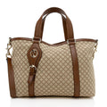 Gucci Diamante Canvas Village Tote (SHF-13046)