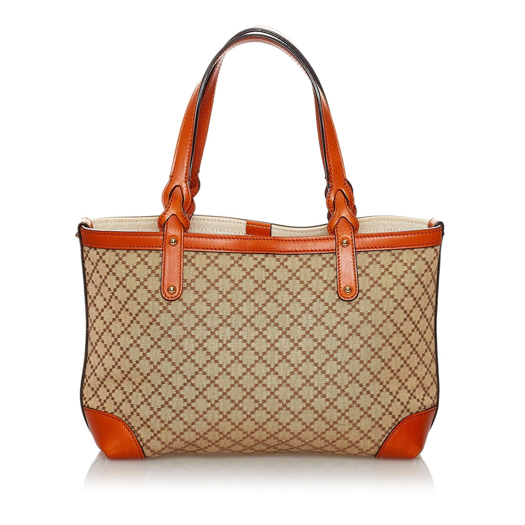 Gucci Diamante Craft Canvas Tote Bag (SHG-u15SMV)