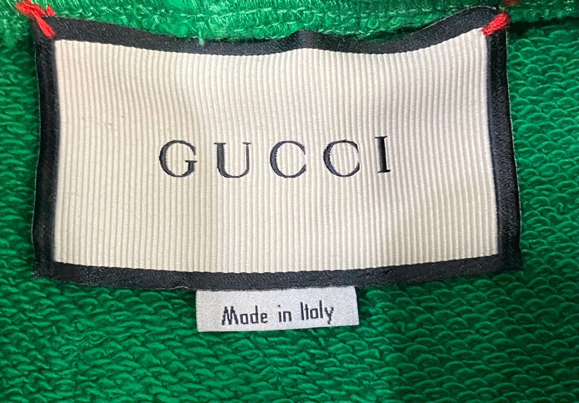 GUCCI EMBROIDERED HOODED SWEATSHIRT