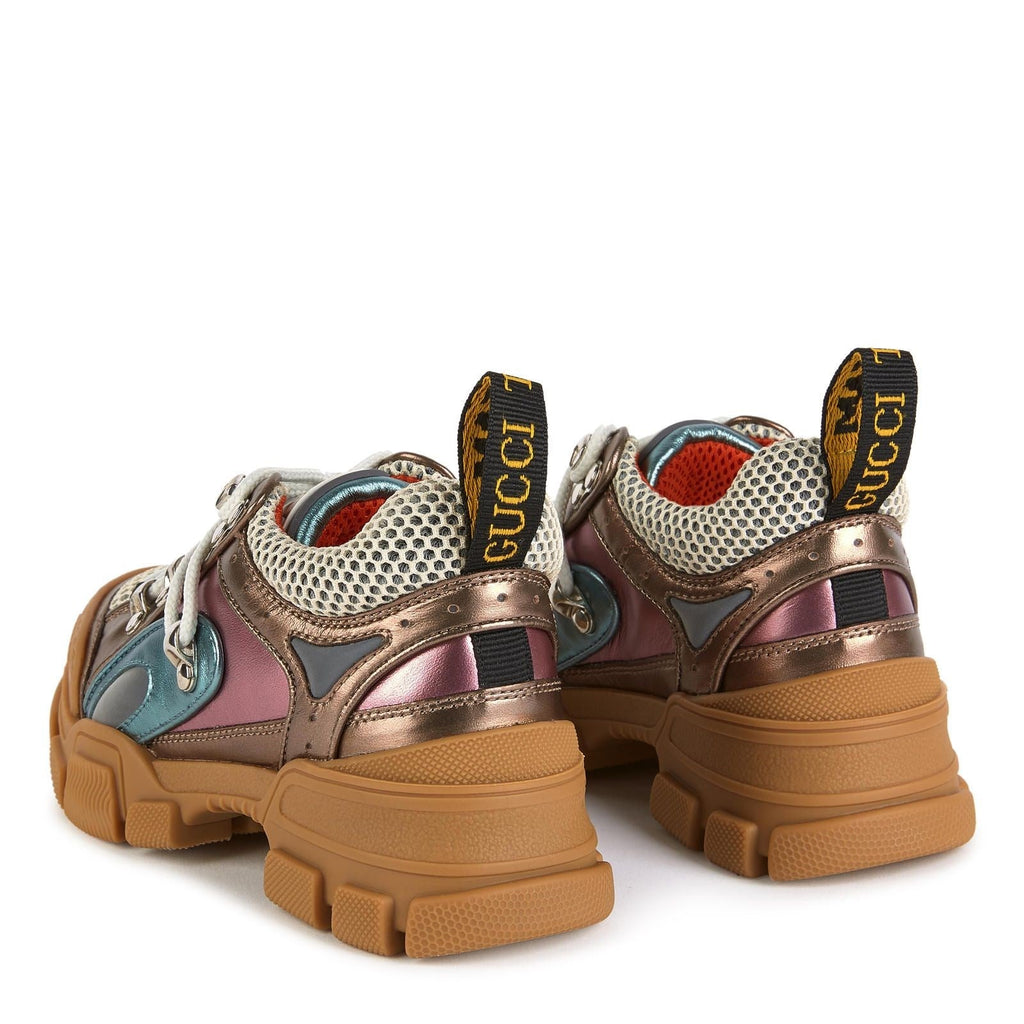 GUCCI Leather Trainers with Laces - Flashtrek