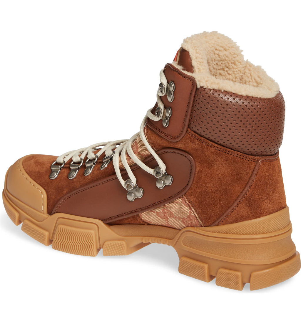 Gucci Flashtrek Genuine Shearling Boot