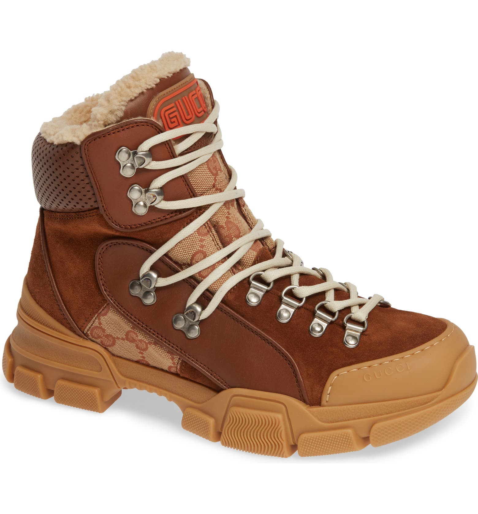 Gucci Flashtrek Genuine Shearling Boot