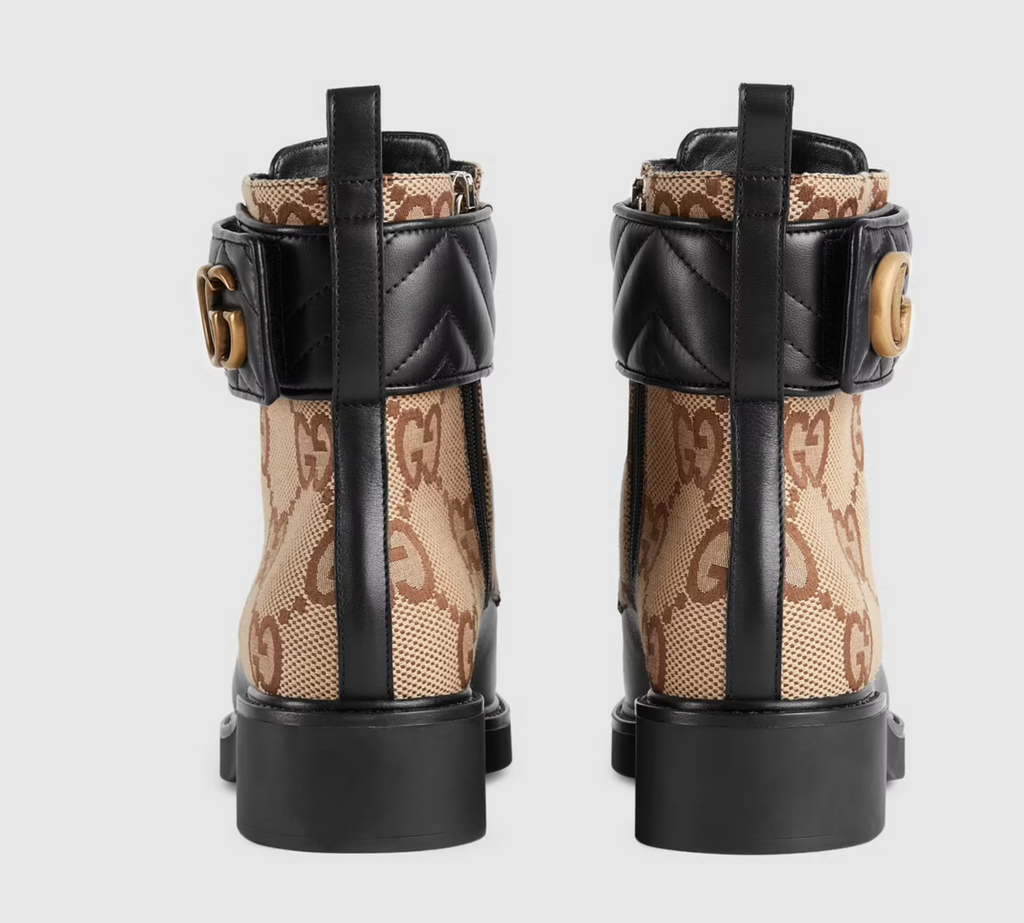 GUCCI GG ARIA COMBAT BOOTS