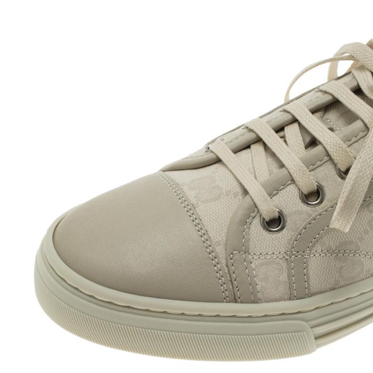 Gucci GG Supreme Canvas Leather Sneakers
