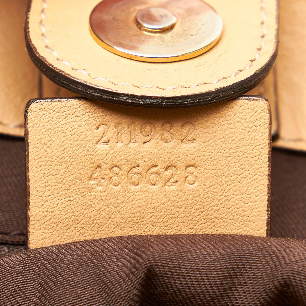 Gucci GG Canvas Abbey D-Ring Bucket Tote (SHG-zA5ukb)