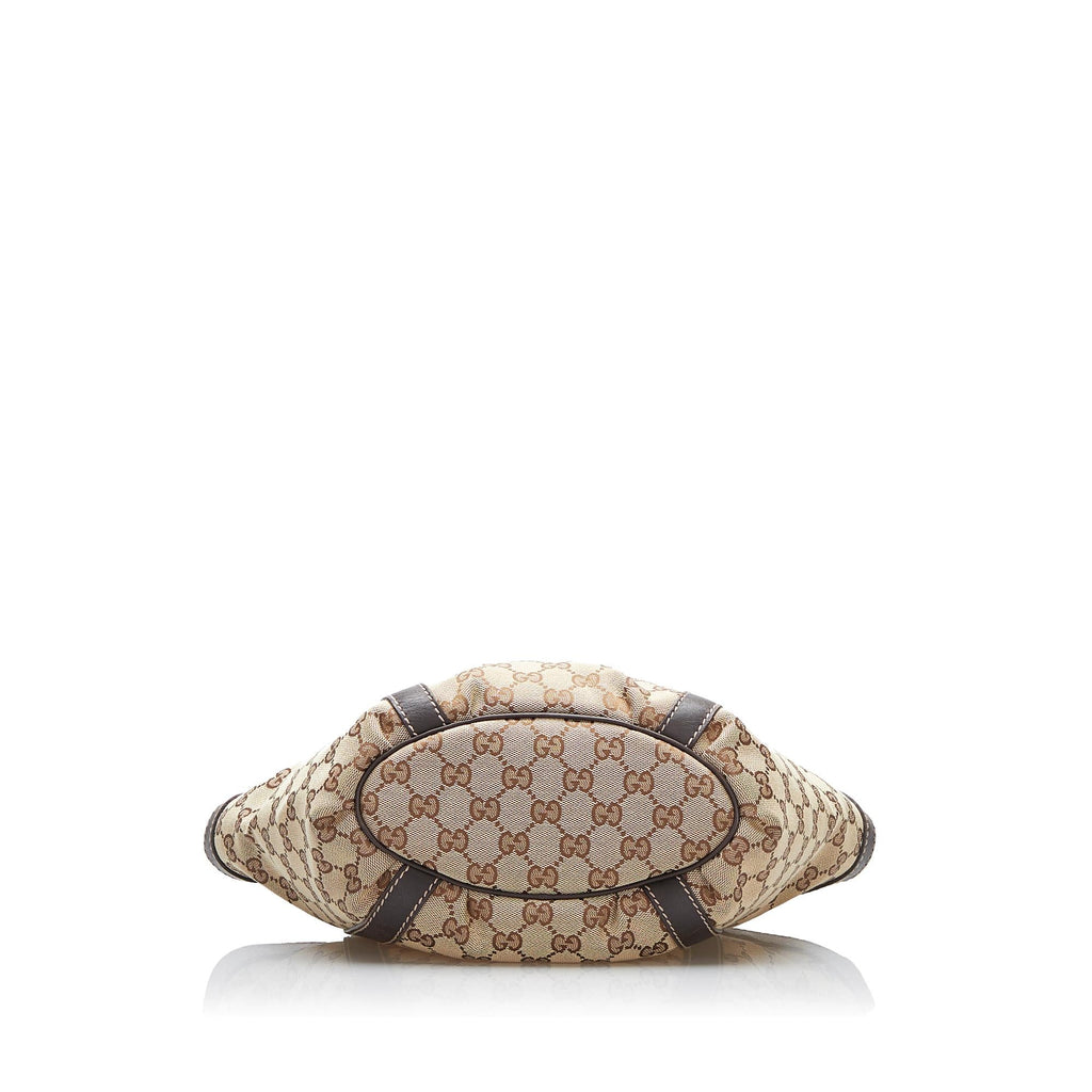 Gucci GG Canvas Abbey D-Ring Bucket Tote (SHG-URGinx)