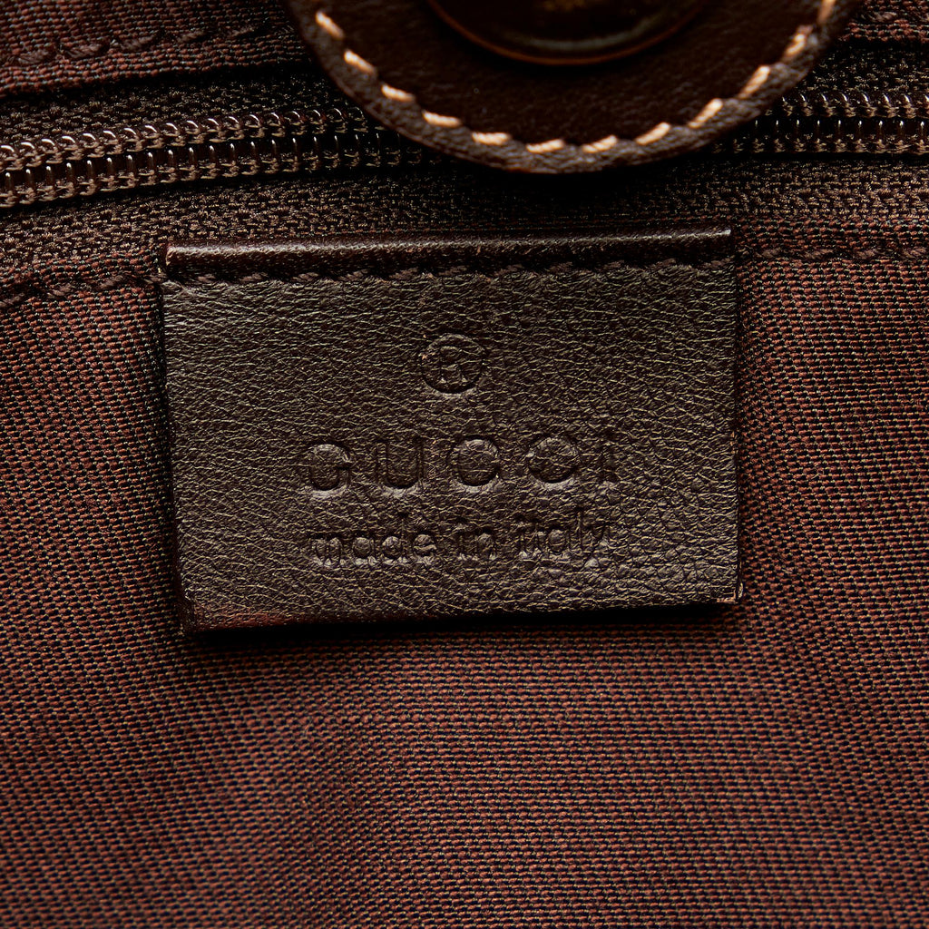 Gucci GG Canvas Abbey D-Ring Bucket Tote (SHG-URGinx)