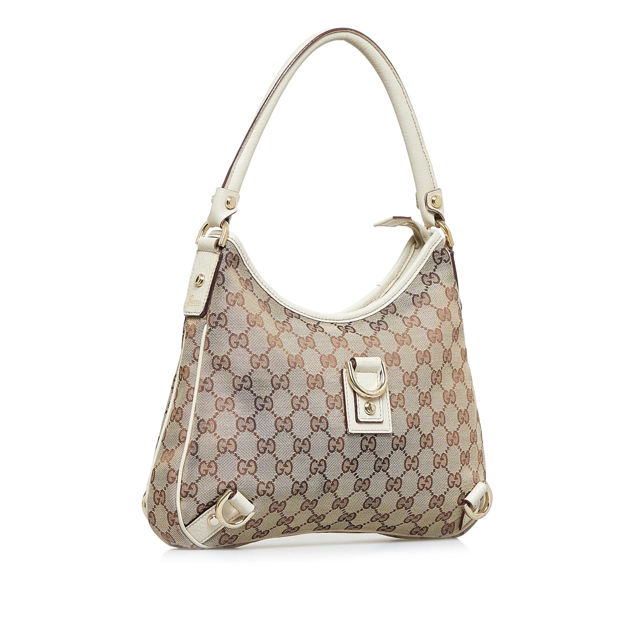 Gucci GG Canvas Abbey D-Ring Shoulder Bag (SHG-cs0Mae)